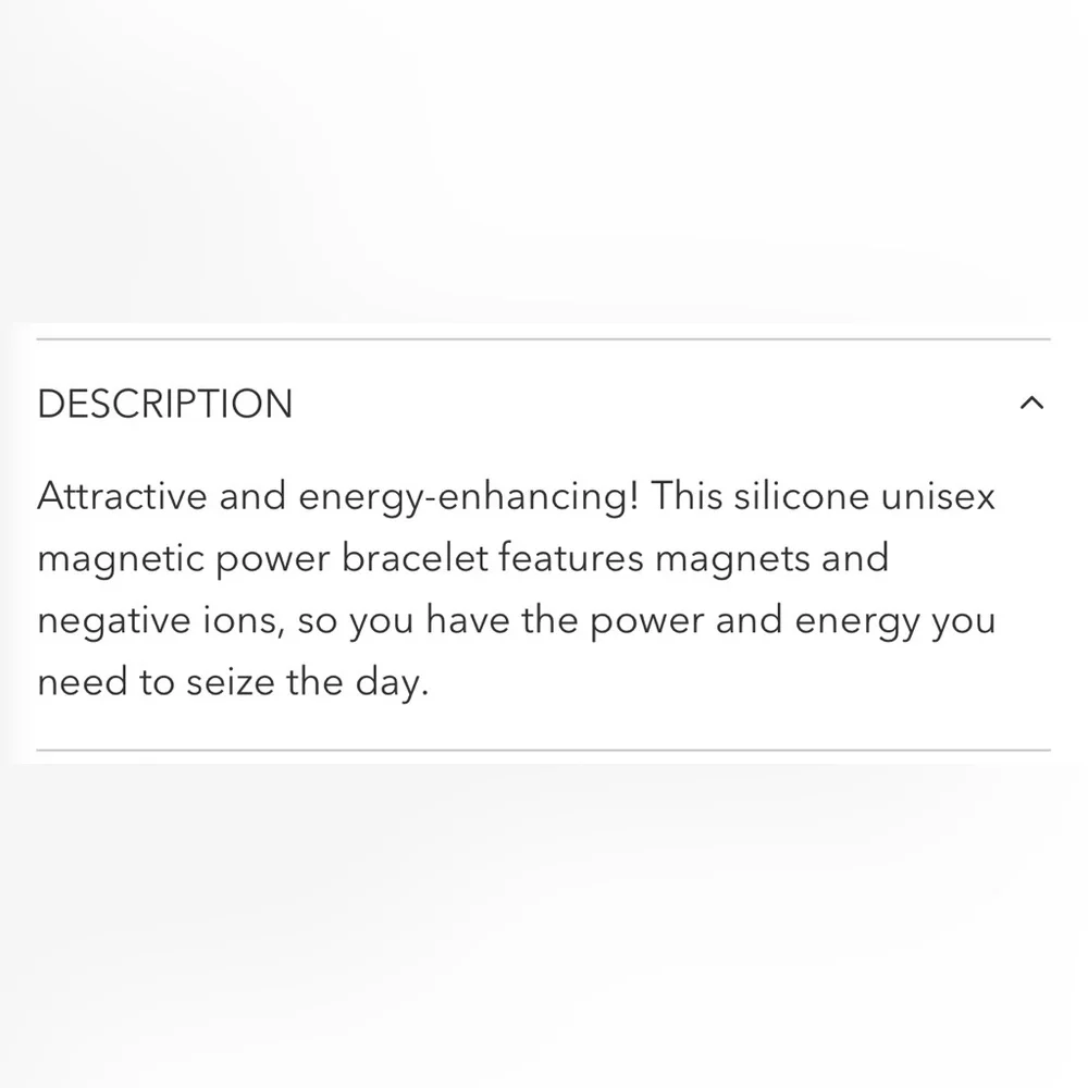 Ion power Smart Wearable Bracelet - Silver
